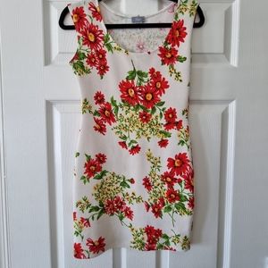 Floral mini dress